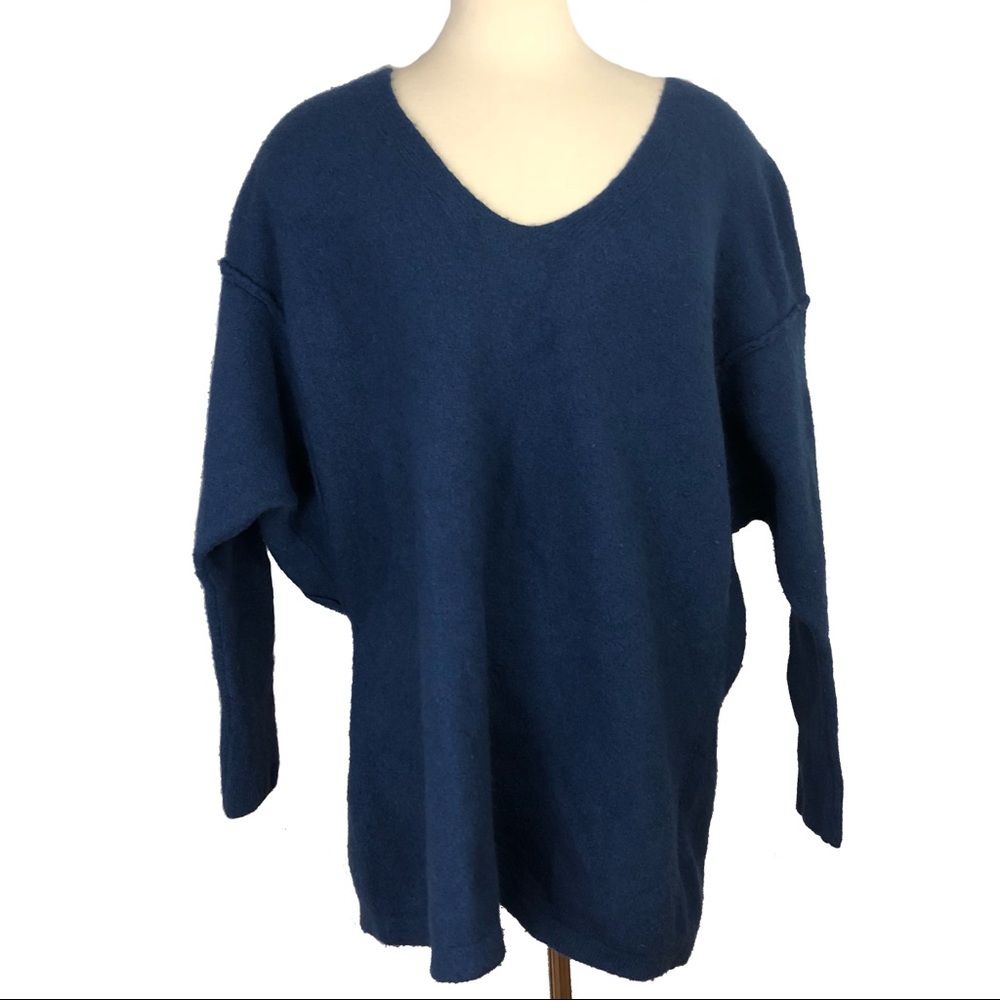 FREE PEOPLE Softly V Neck Oversized Sweater